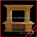 High Quality Natural Marble Fireplace Mantel (YL-B271)